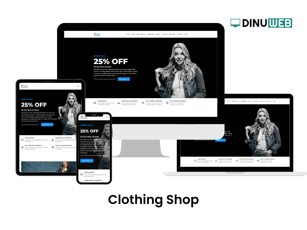 Dinu Store Website